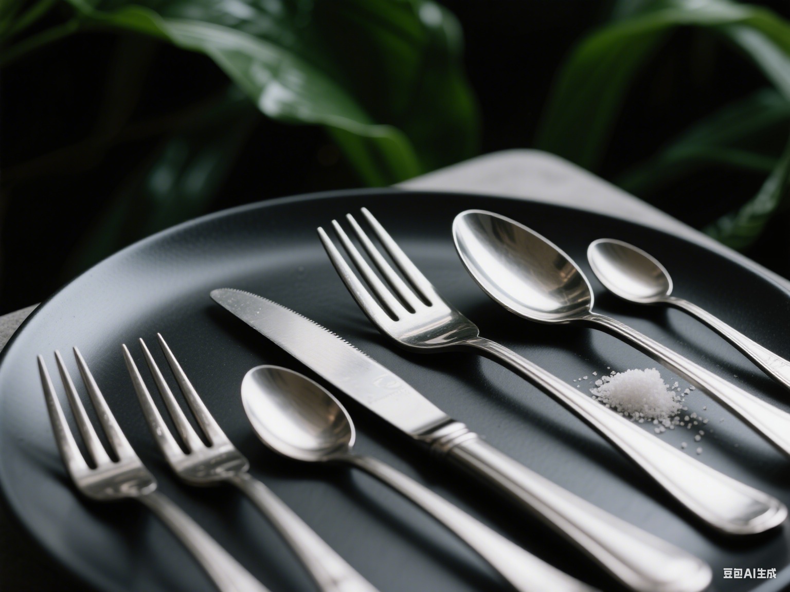 不锈钢餐具展示